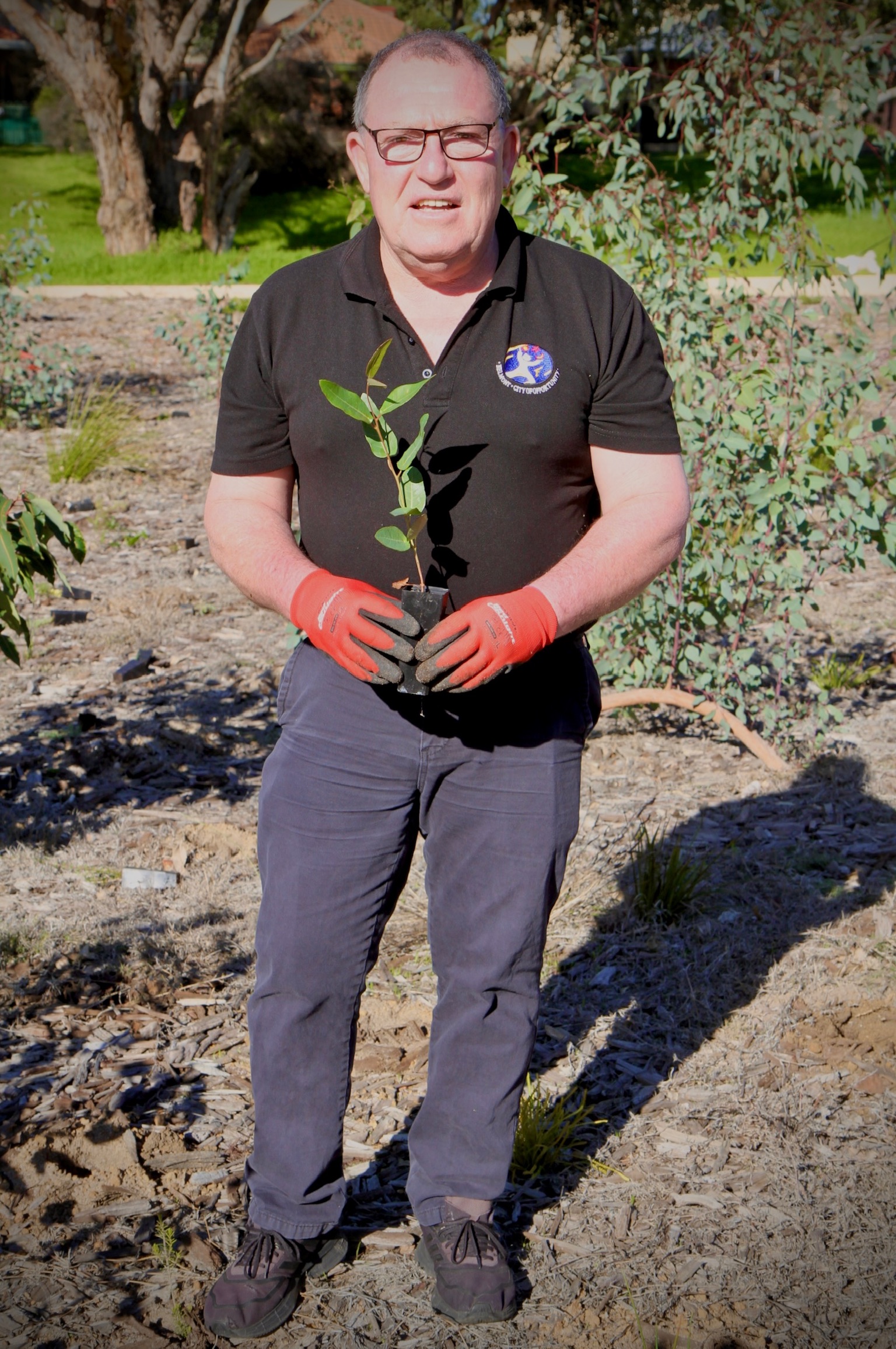 Volunteer portrait during the Garvey Park Green-up