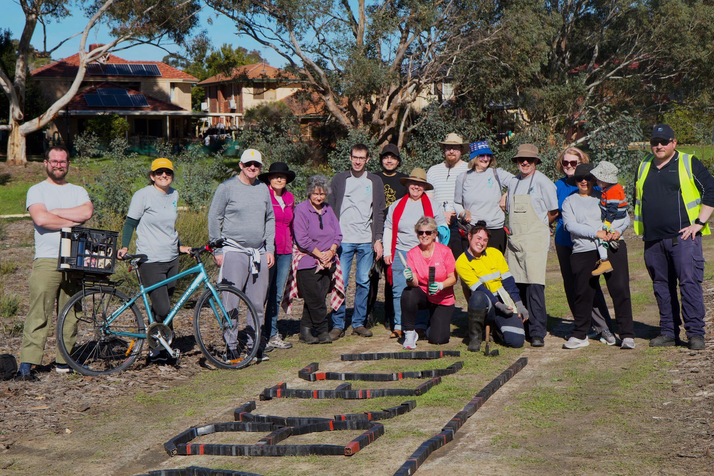 Planting activity during BCEC's Garvey Park Green-up
