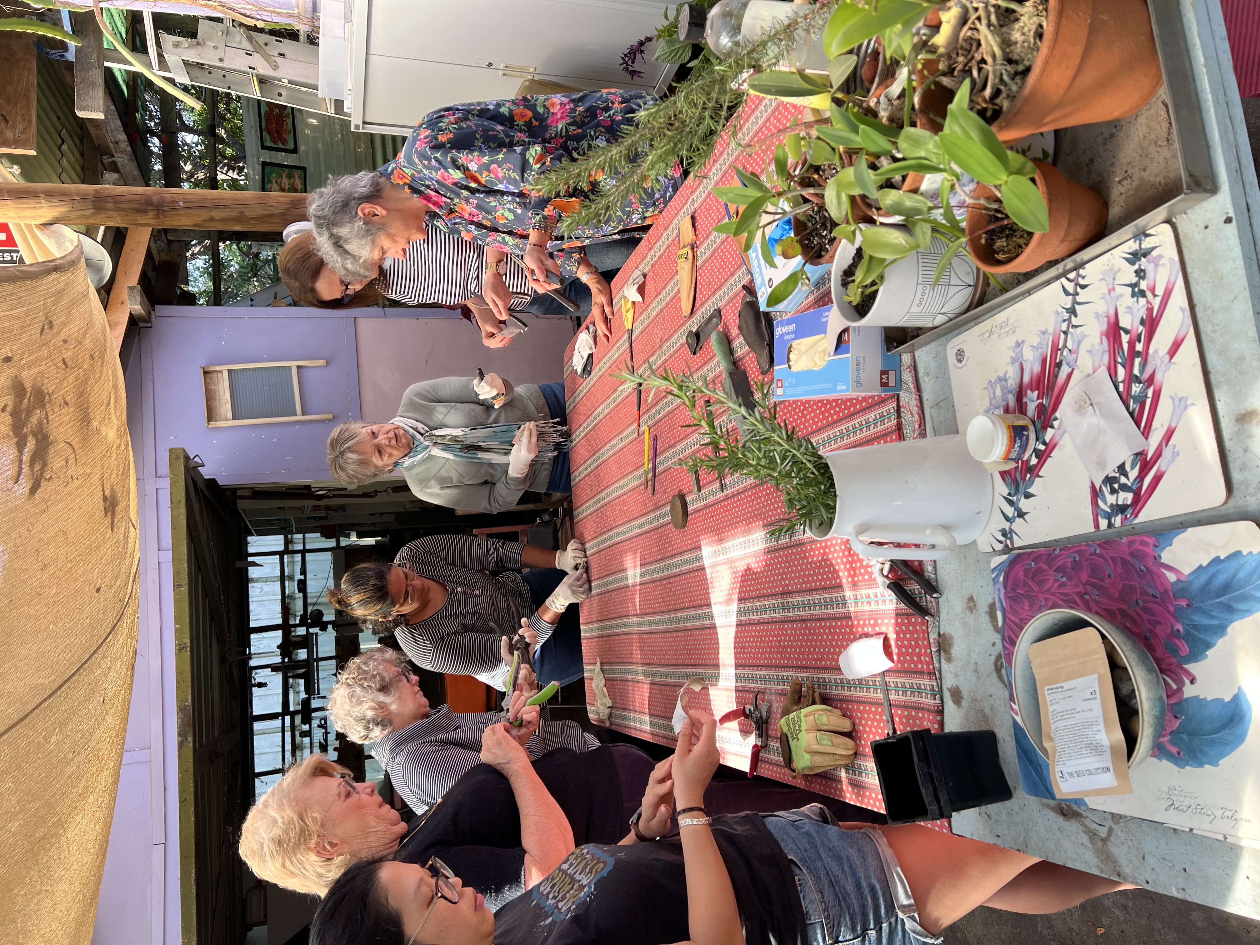 An educational workshop in progress