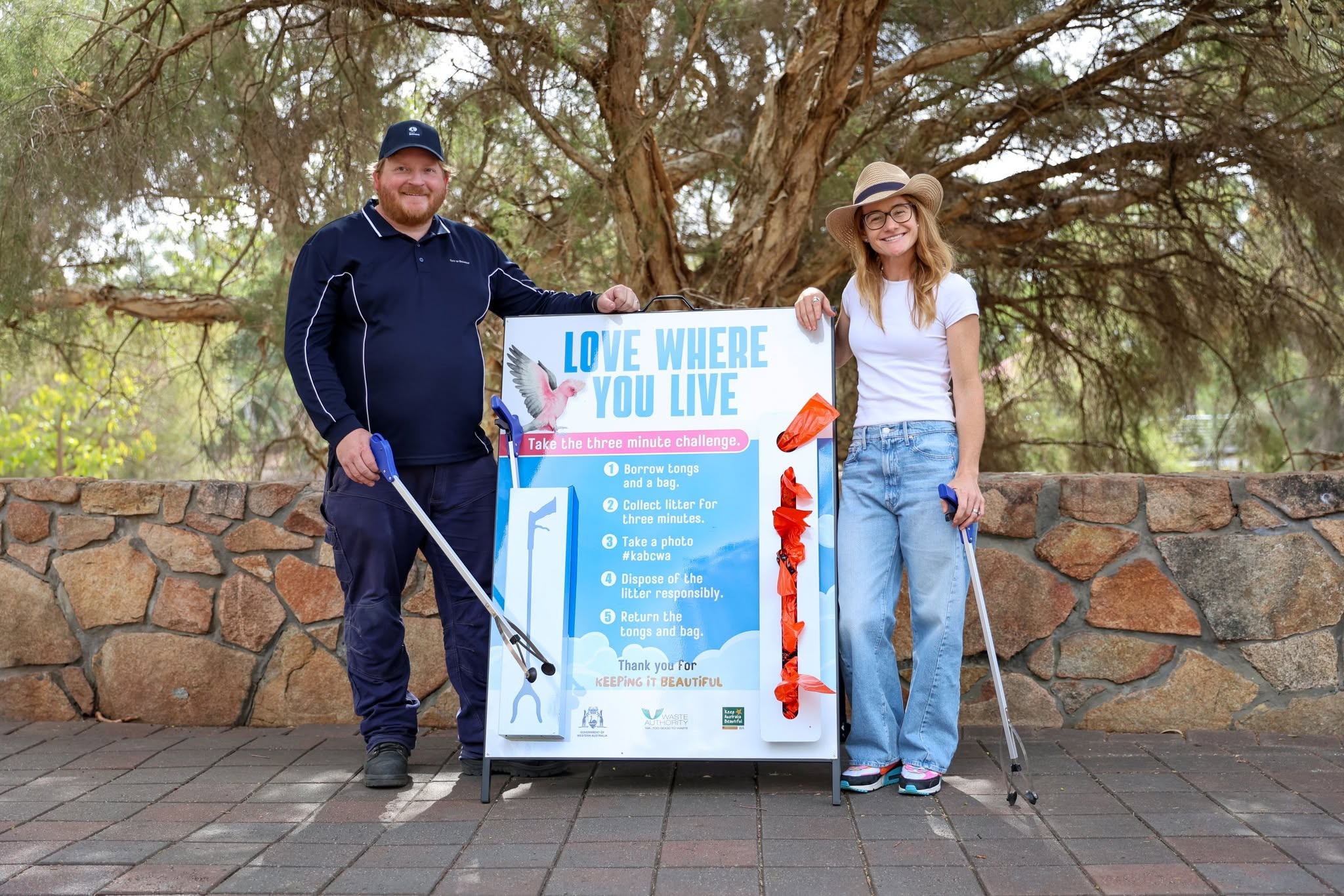Amber at a Less Mess community event