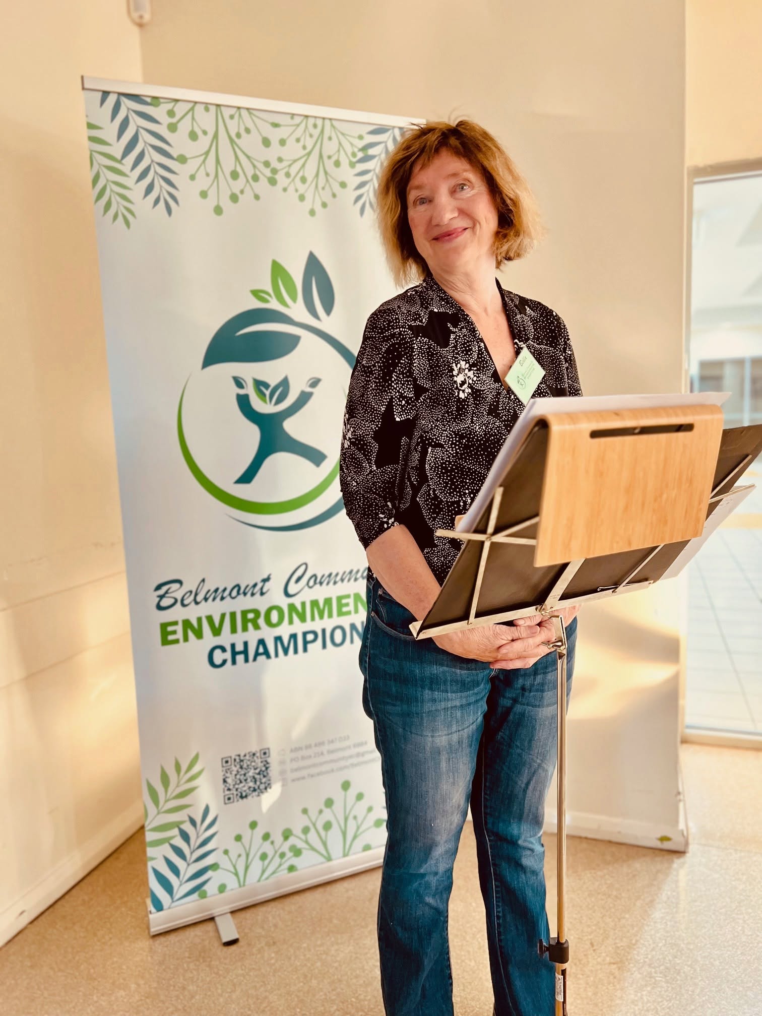 Bella at the Zero Waste equals Less Mess community breakfast