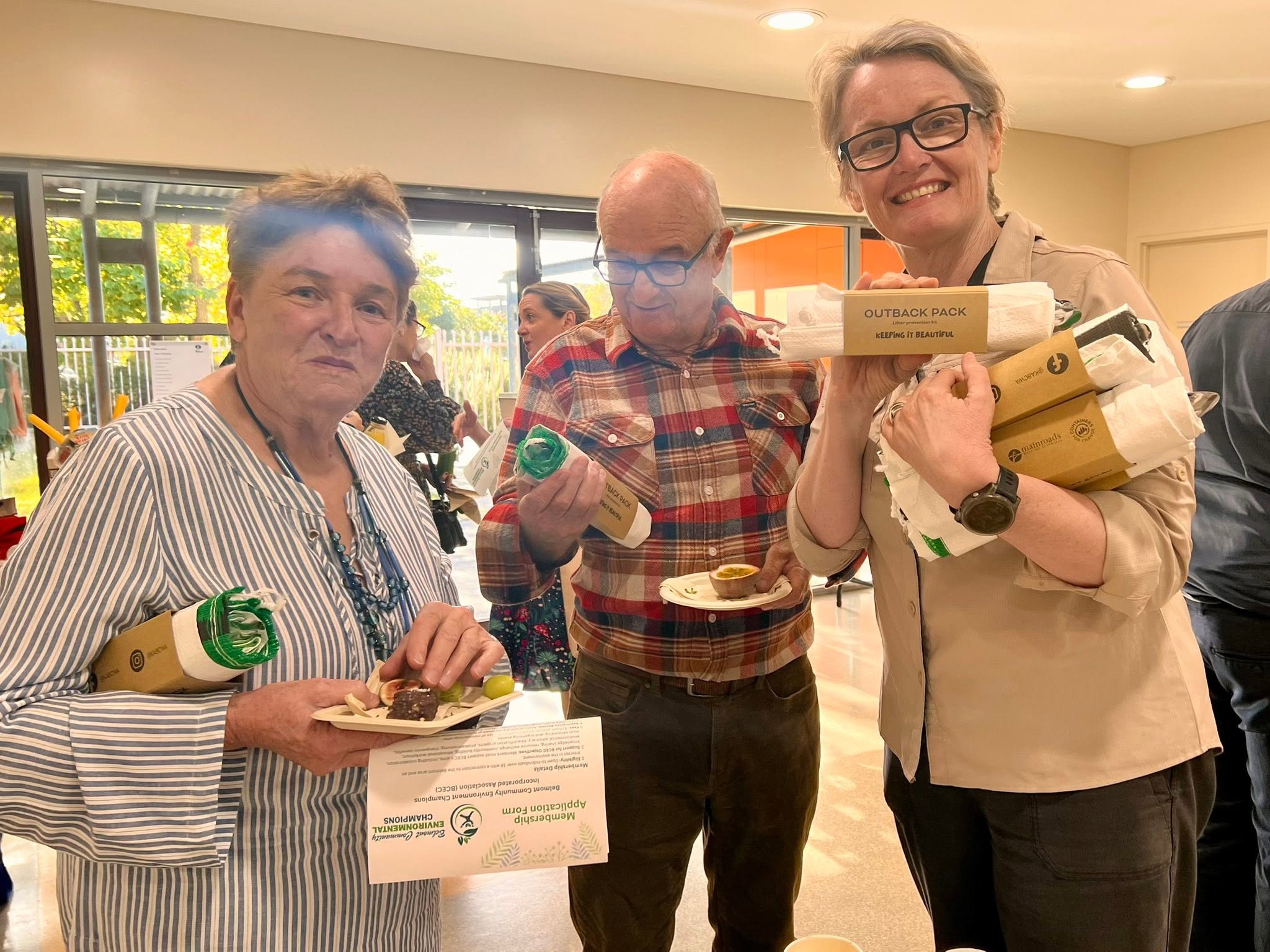 Guests attending the Zero Waste equals Less Mess community breakfast
